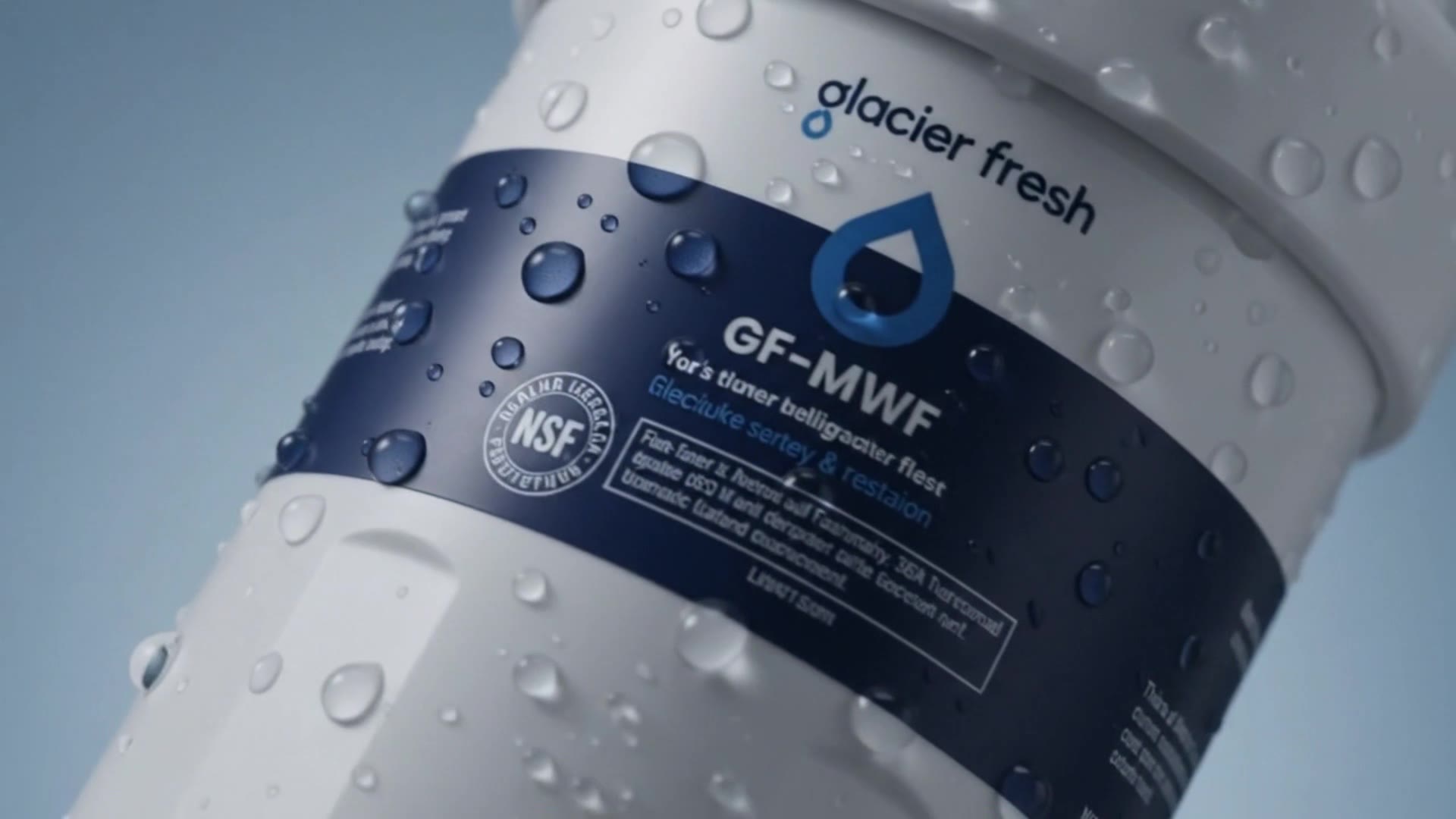 GLACIER FRESH MWF Refrigerator Water Filter Compatible with GE, 3-Pack