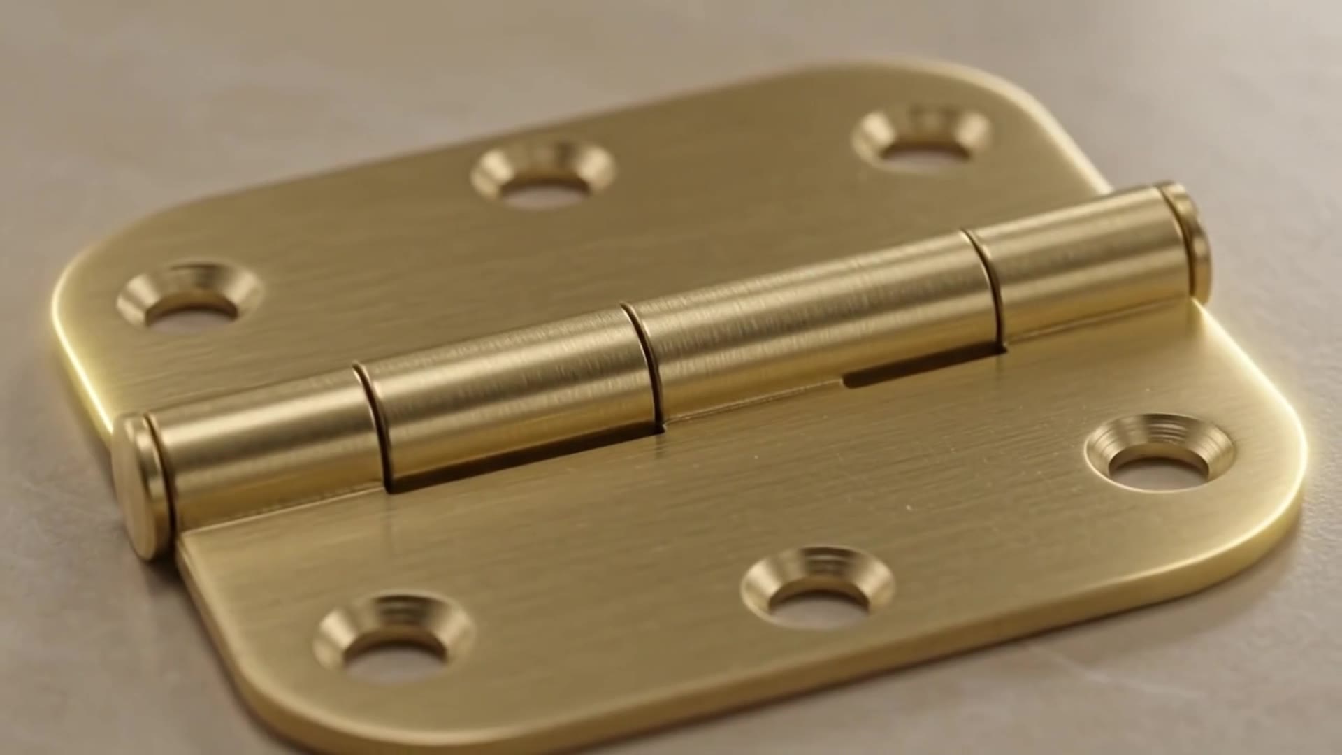goldenwarm 18-Pack 3.5 Inch Polished Brass Door Hinges