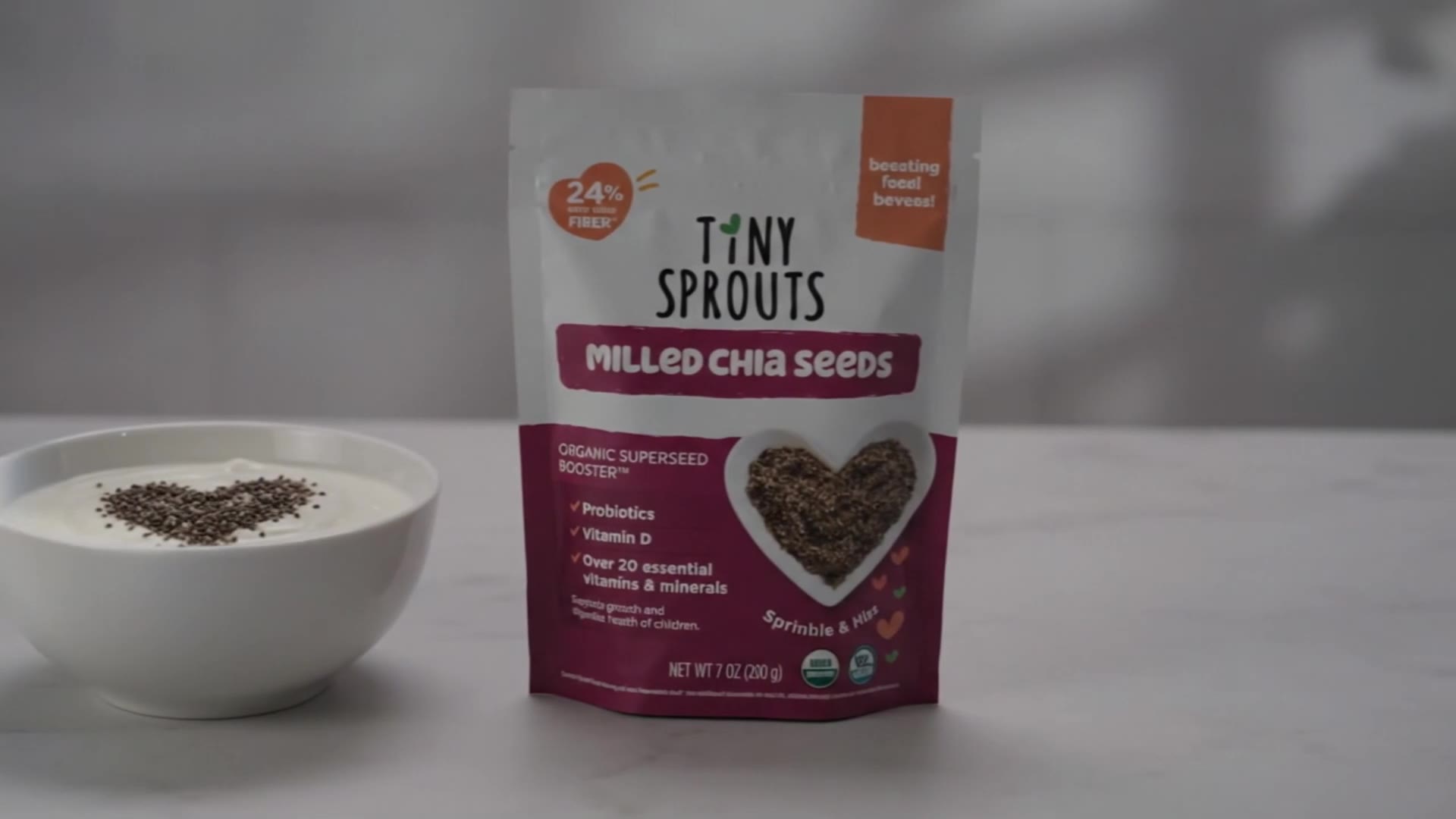 Organic Ground Chia Seeds Booster