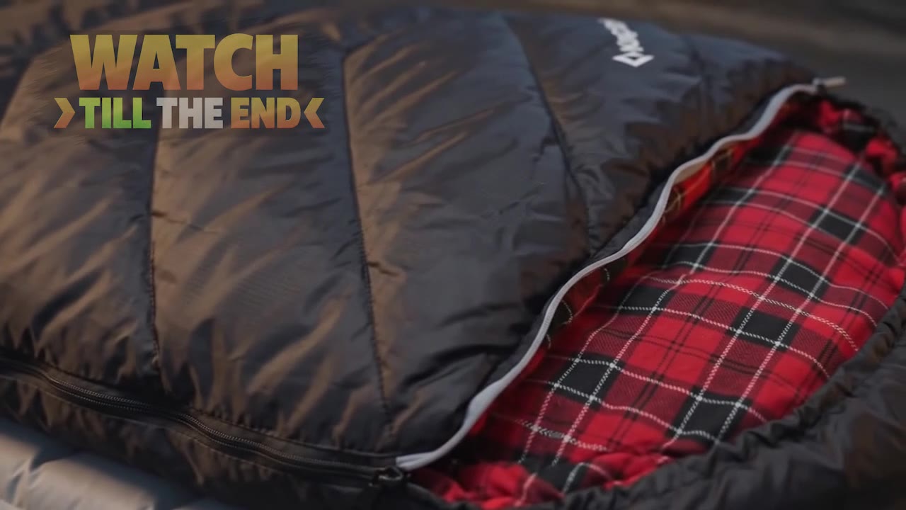 KingCamp XL Sleeping Bag for Adults, Big & Tall, 100% Flannel