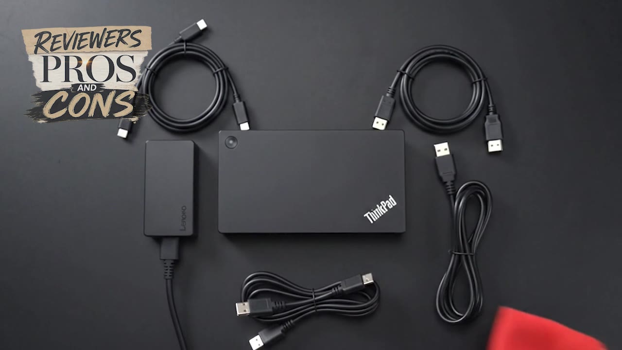 Lenovo ThinkPad Docking Station USB-C Gen 2 (Renewed)
