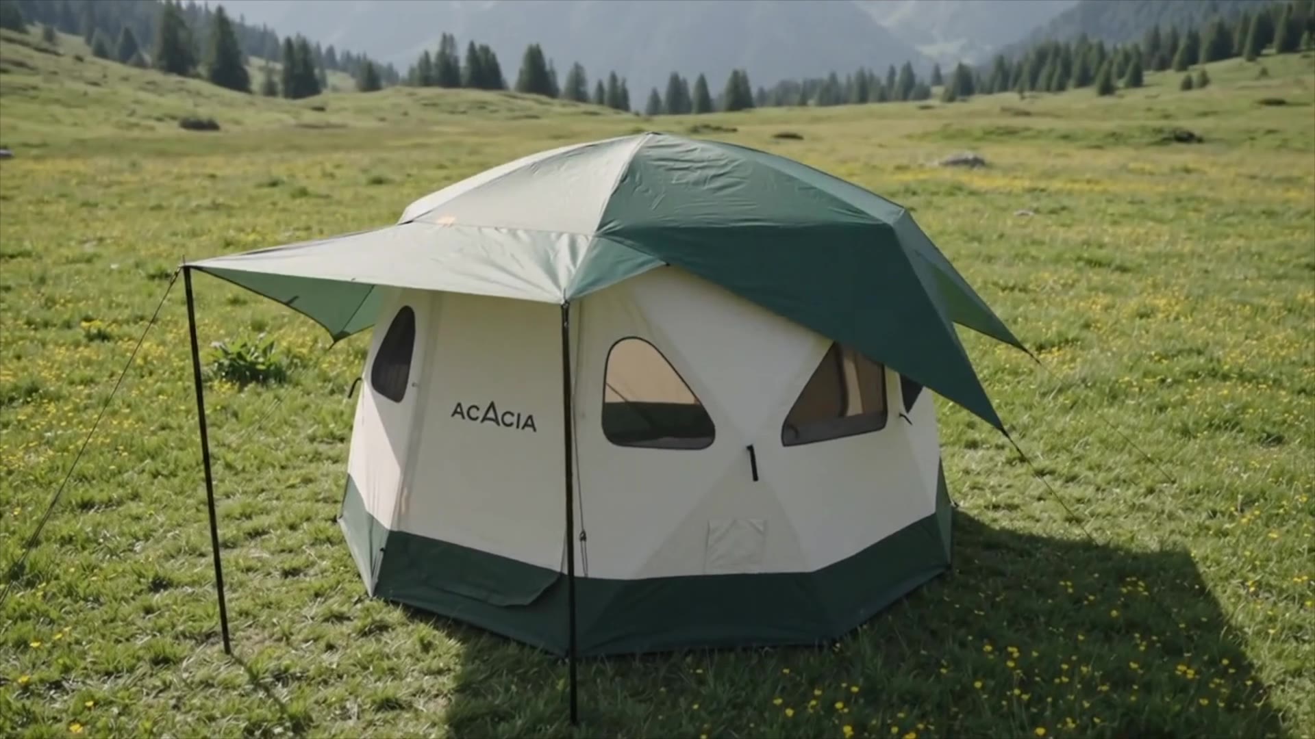Space Acacia Lite Camping Tent, 2-3 Person, Banyan