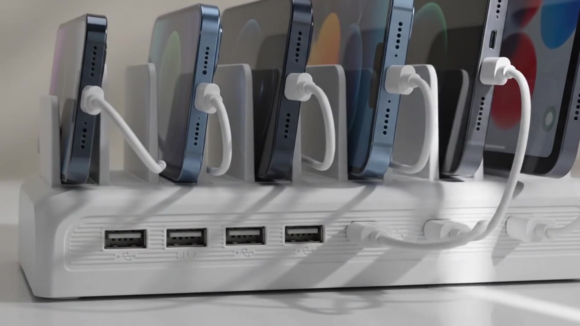 6-Port Charging Station