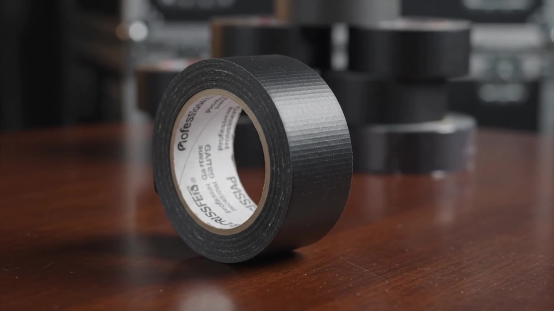 Gaffers Tape, 12-Pack, 2 in x 30 yd, 11 Mil, Pro Matte, Black
