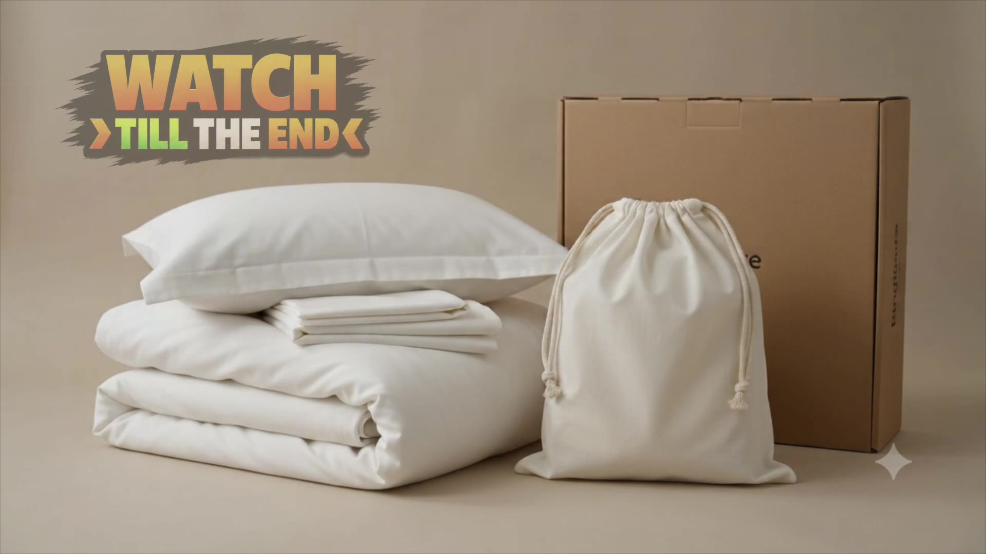 Bedsure 100% Organic Cotton King Duvet Cover Set
