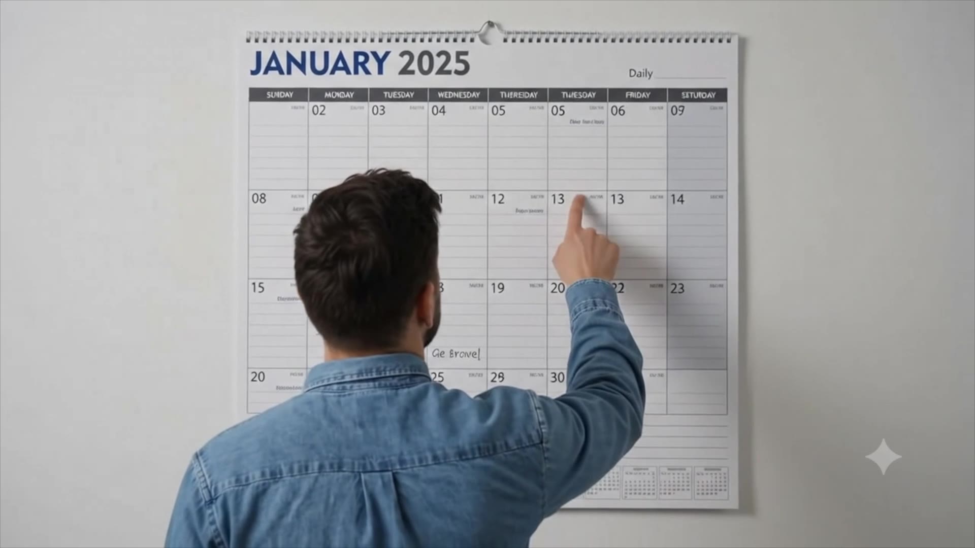 GuassLee Large Wall Calendar 2026-2027, 22"x15" Vertical Wall Calendar 2026, Jun. 2026 to Dec. 2027, 19-Month Paper Hanging Planner Wall with Julian Date for Office Home Planning & Organizing