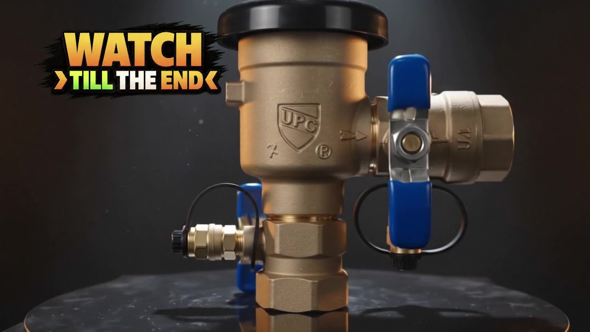 UPC Certified 1-Inch Brass Pressure Vacuum Breaker, 400PSI Sprinkler Backflow Preventer