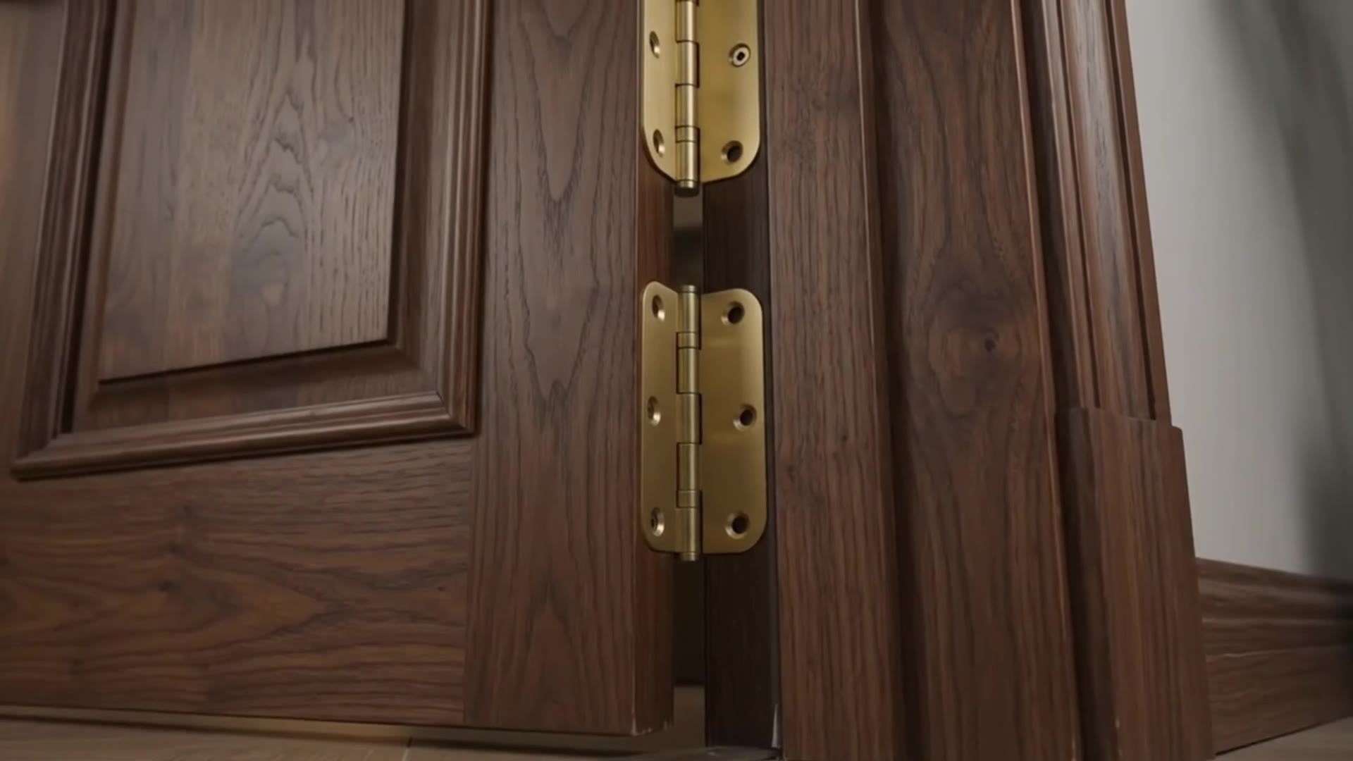 KOLET Ball Bearing Door Hinges, 3.5 Inches, Brushed Gold, 3 Pack
