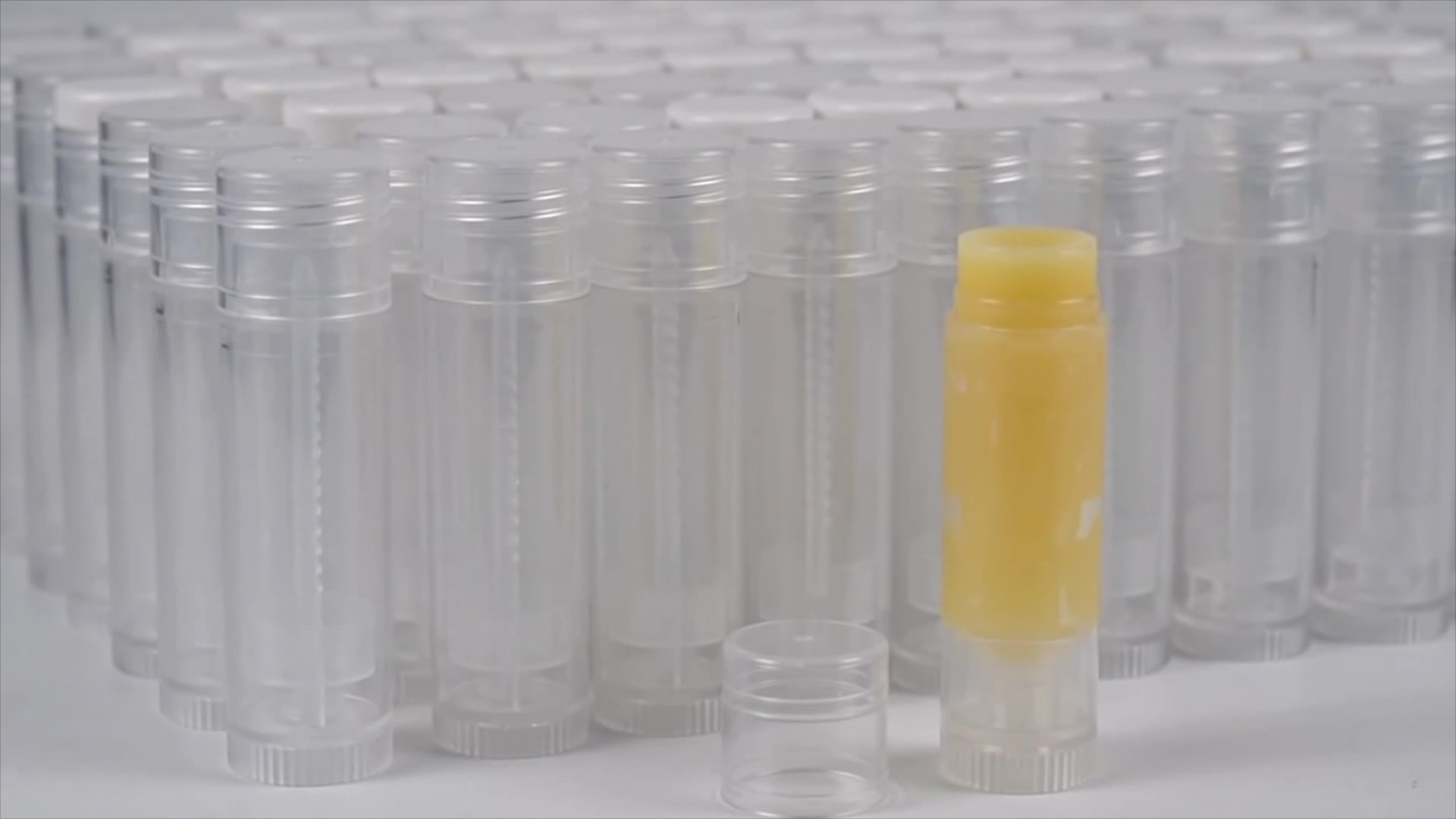 Pilloze 50 PCS Clear Lip Balm Tubes Empty, 5.5ml Chapstick Tubes