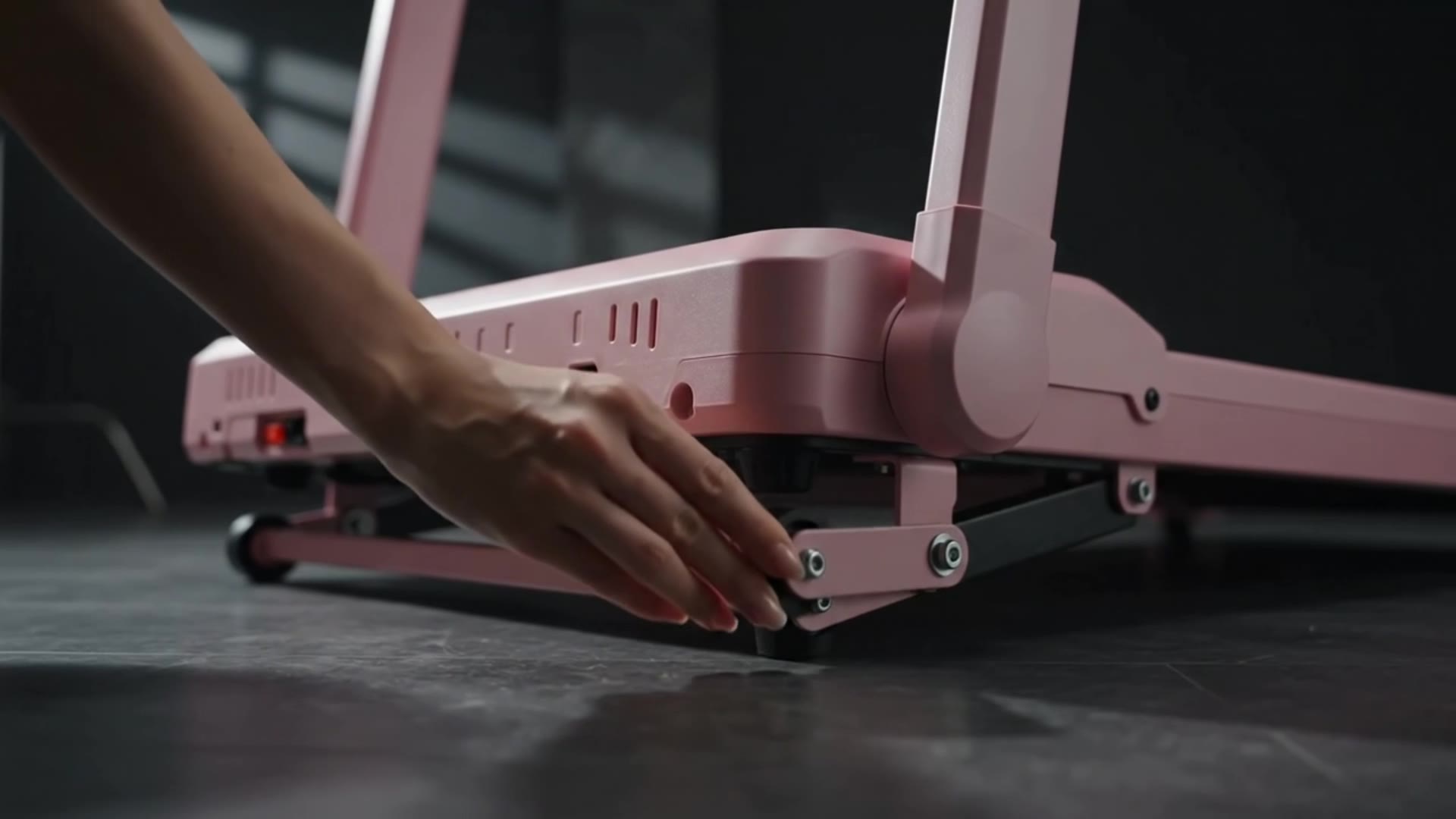 Judvx Pink Walking Pad with Incline