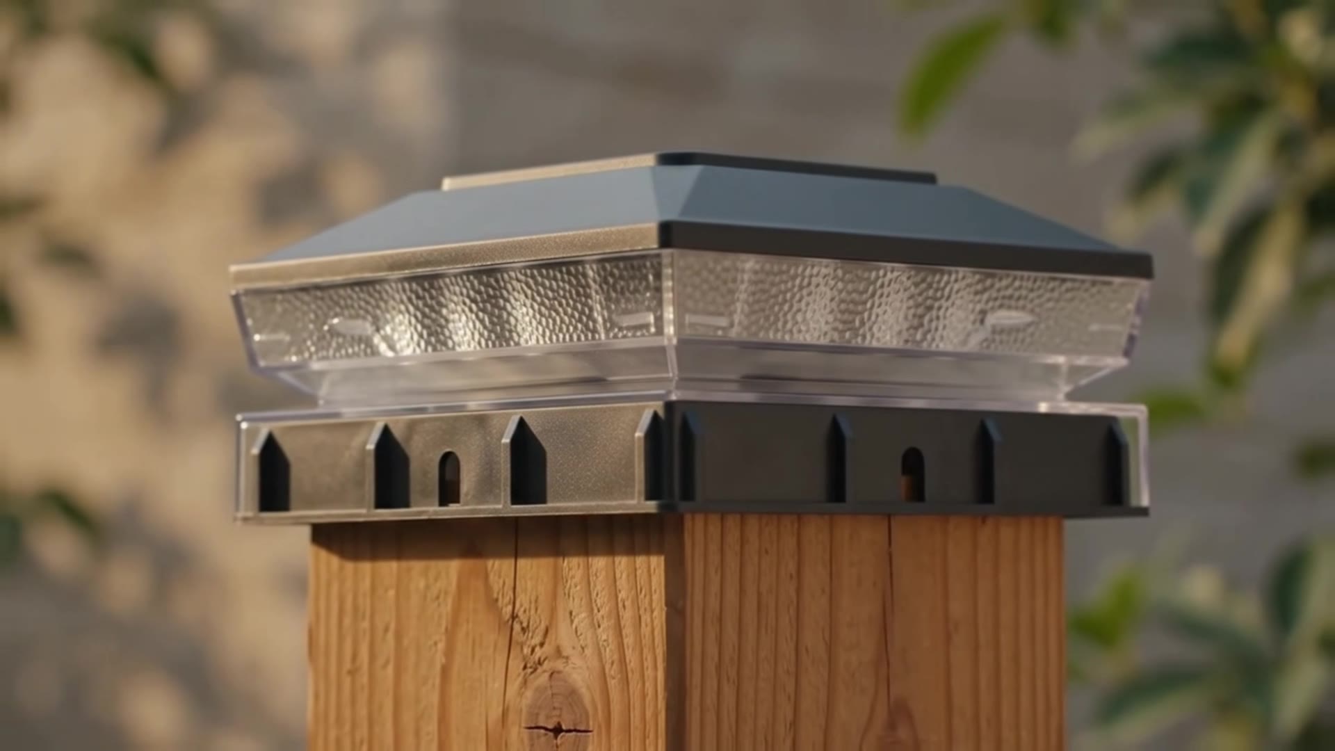 Toeuie Solar Post Cap Lights 12 Pack