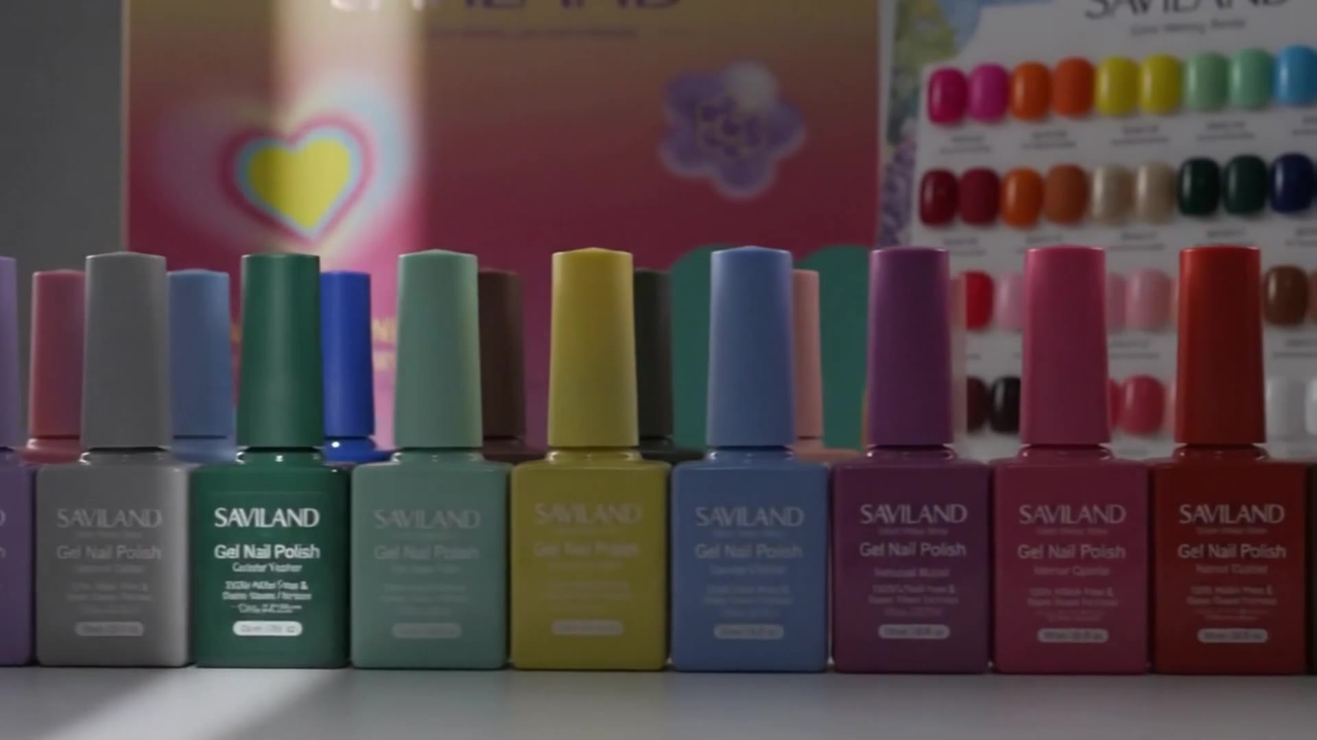 SAVILAND 30Pcs HEMA-Free Gel Nail Polish Set 10ml 24 Colors