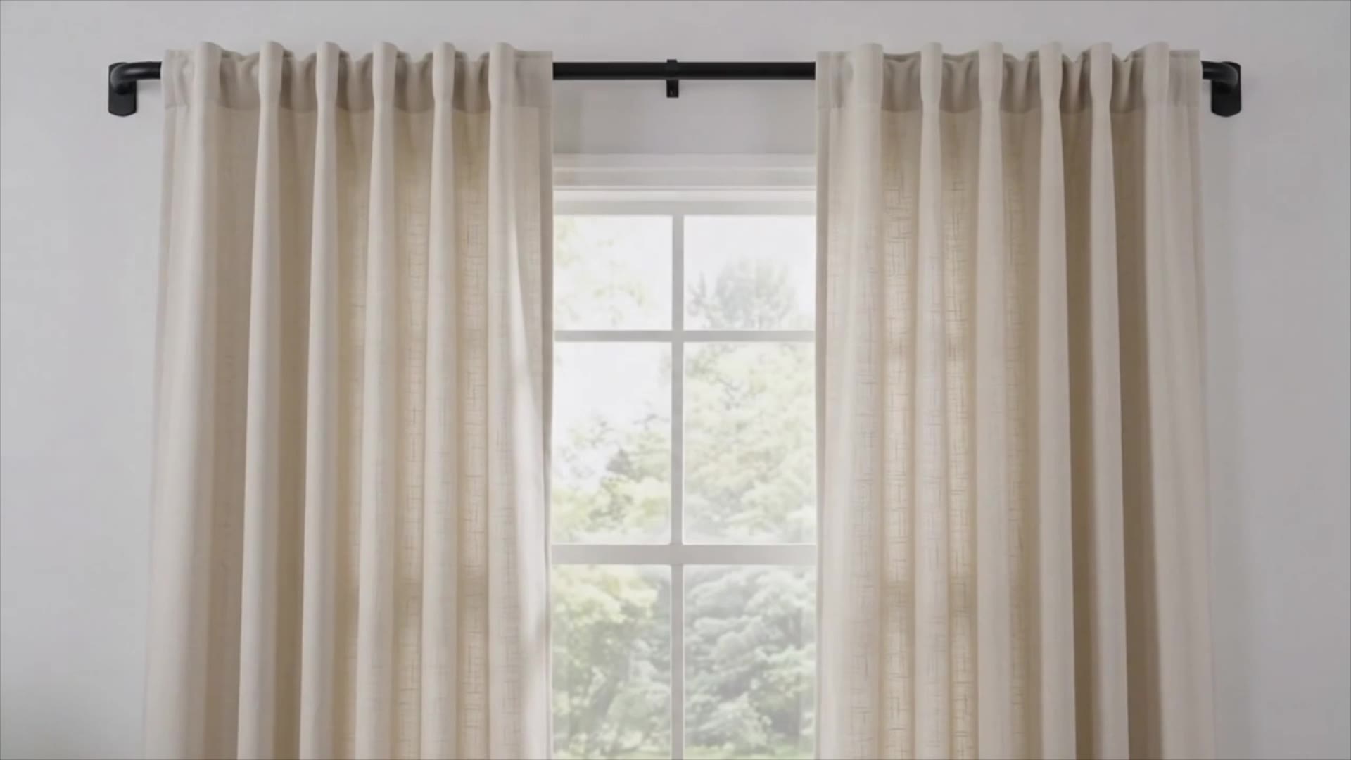 KAMANINA Wrap Around Curtain Rod