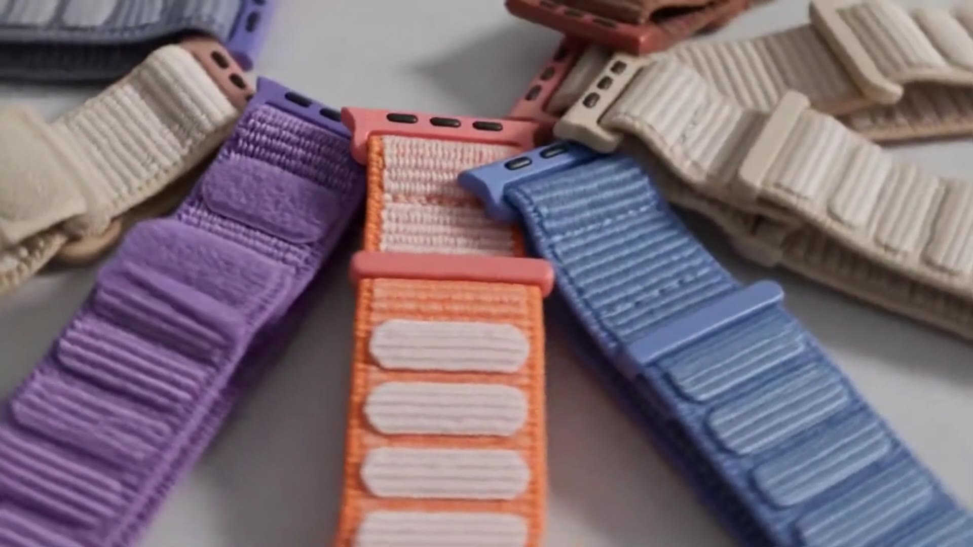 Sport Nylon Apple Watch Bands 6-Pack