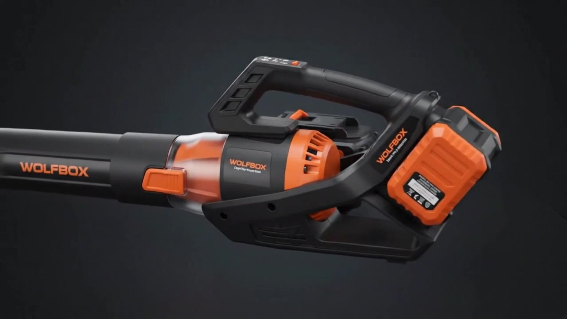 WOLFBOX MT500 Cordless Leaf Blower with 2 Batteries, 40V 500 CFM 130 MPH